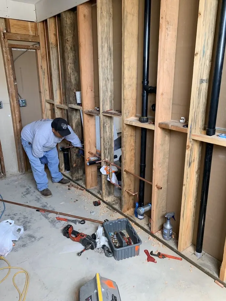 Commercial rough-in plumbing for Gas Line Repair in Luther